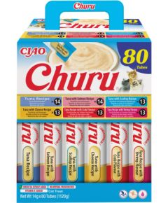 INABA CAT CHURU 80P TUNA RECIPE 80x14g Консервы кошек