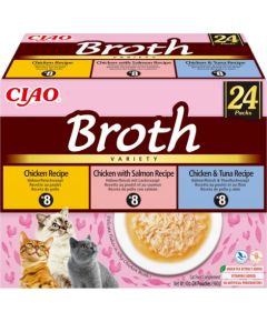 INABA CAT CIAO BROTH CHICKEN,FISH 24x40g Консервы кошек