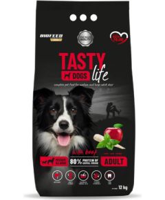 BIOFEED Tasty Life medium & large Beef - dry dog food - 12kg Suņu barība