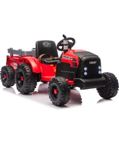 Lean Cars CH9959B Battery Operated Tractor with Trailer Red 24V Jaunumi, Bērnu preces