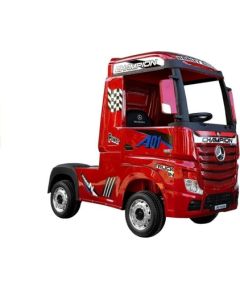 Lean Cars Electric Ride-On Car Mercedes Actros Red Painted MP4 Jaunumi, Bērnu preces