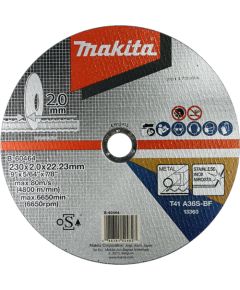 Abrazīvais griešanas disks Makita; 230x2,0 mm; metālam Dažādi diski