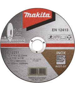 Abrazīvais griešanas disks Makita; 150x1,6 mm metālam Dažādi diski