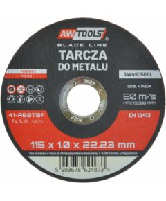 Abrazīvais griešanas disks AWTools AW49050BL; 115x1 mm metālam Различные диски