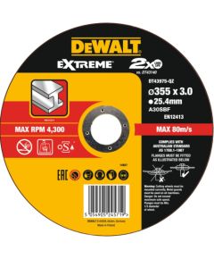 Abrazīvais griešanas disks DeWalt DT43975-QZ; 355x25,4x3,0 mm Различные диски