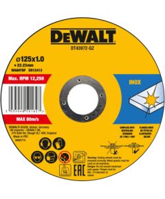 Abrazīvais griešanas disks DeWalt DT43972-QZ; 125x22,23x1,0 mm; 10 gab. Различные диски
