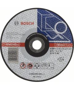 Abrazīvais griešanas disks Bosch A30 S BF; 180x3 mm Dažādi diski