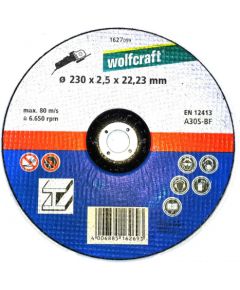 Abrazīvais griešanas disks Wolfcraft 1627099; 230x2,5 mm metālam Различные диски