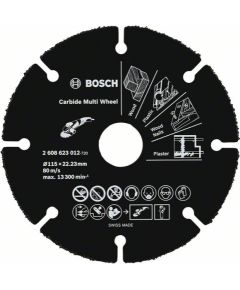 Griešanas disks kokam leņķa slīpmašīnām Bosch 2608623012; 115x1 mm Различные диски