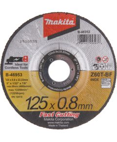 Abrazīvais griešanas disks Makita B-46953; 125x0,8 mm Dažādi diski