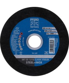 Abrazīvais griešanas disks Pferd SG Classic Steelox; 125x1x22,23 mm Dažādi diski