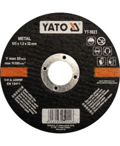 Abrazīvais griešanas disks Yato YT-5923; 125x1,2x22 mm Dažādi diski