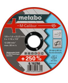 Abrazīvais griešanas disks Metabo M-Calibur; 125x1,6x22,23 mm Различные диски