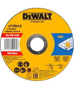 Abrazīvais griešanas disks DeWalt DT42335TZ; 115x1,2 mm; 10 gab. Различные диски