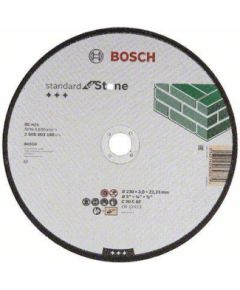 Abrazīvais griešanas disks Bosch Standard for Stone 2608603180; 230x22,23 mm Dažādi diski