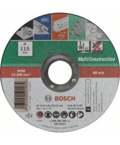 Abrazīvais griešanas disks Bosch 2609256306; 115x22,23 mm Dažādi diski