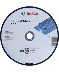 Abrazīvais griešanas disks Bosch Standard for Metal 2608619770; 230x22,23 mm Dažādi diski