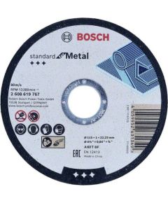 Abrazīvais griešanas disks Bosch Standard for Metal 2608619767; 115x22,23 mm Различные диски