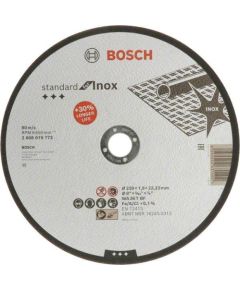 Abrazīvais griešanas disks Bosch Standard for Inox 2608619773; 230x22,23 mm Dažādi diski