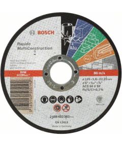 Abrazīvais griešanas disks Bosch Multi Construction Rapido 2608602767; 230x22,23 mm Dažādi diski