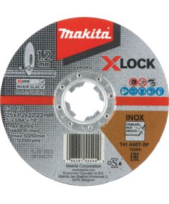 Abrazīvais griešanas disks Makita X-Lock; 125x1,2 mm Dažādi diski