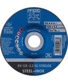 Abrazīvais griešanas disks PFERD SG STEELOX; 125x3,2 mm Dažādi diski