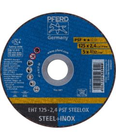 Abrazīvais griešanas disks PFERD PSF STEELOX; 125x2,4 mm Dažādi diski