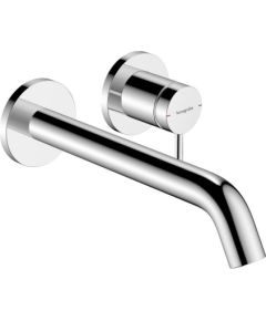 Hansgrohe izlietnes maisītāja Tecturis S virsapmetuma daļa, 2 MC, iztece 225 mm, no sienas, hroms Встраиваемые