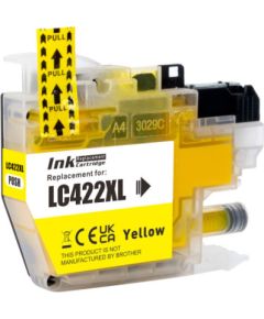 Compatible ink Brother LC422 XL, Yellow Чернила для принтера