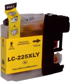 Compatible cartridge Brother LC-225 XL Yellow Tintes printeru izejmateriāli