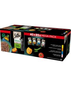 SHEBA Nature's Collection Mix - wet cat food - 40x85g Консервы кошек