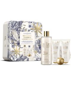 Uniquee Luxury Dárková sada tělové péče v plechové dóze ( Bergamot, Ginger & Lemongrass ) Духи и косметика