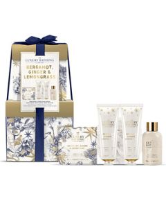 Uniquee Luxury Dárková mini sada péče o tělo ( Bergamot, Zázvor & Lemongrass ) Духи и косметика