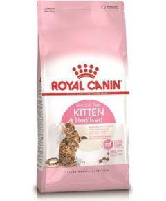 Royal Canin Kitten Sterilised karma sucha dla kociąt od 4 do 12 miesiąca życia, sterylizowanych 2 kg Kaķu sausā barība