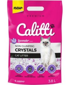 Żwirek dla kota Calitti Crystals Lavender Lawenda 3.8 l Kaķu pakaiši