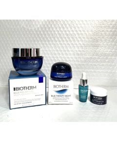 Set Biotherm: Blue Pro-Retinol, Multi Correcting, Cream, For Face, 50 ml + Life Plankton Elixir, Regenerating, Day & Night, Serum, For Face, 7 ml + Blue Therapy, Anti-Aging, Night, Cream, For Face, 15 ml + Blue Therapy, Anti-Ageing, Eye Cream, 15 ml Духи и косметика
