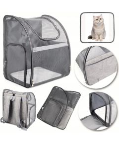Promis PLECAK TRANSPORTER TORBA DLA KOTA PSA Z SIATKI W PEŁNI WENTYLOWANY SKŁADANY Сумки для перевозки собак и кошек