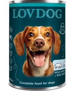 Carnilove Lovdog Wild Boar & Roe Deer puszka 400g Suņu barība