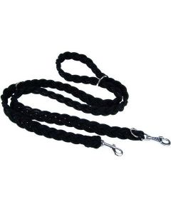 Champion Smycz Linka pleciona czarna LSPR Citas preces