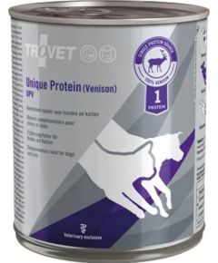 Trovet Trovet Unique Protein UPV Dziczyzna dla psa i kota puszka 800g Suņu barība
