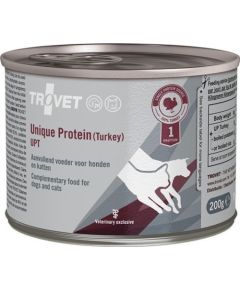 Trovet Trovet Unique Protein UPT Indyk dla psa i kota puszka 200g Suņu barība