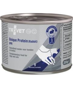 Trovet Unique Protein UPR Królik Karma Dla Psa Kota 200g Suņu barība