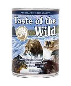 Taste of the Wild Pacific Stream Canine z mięsem z łososia 390g Suņu barība