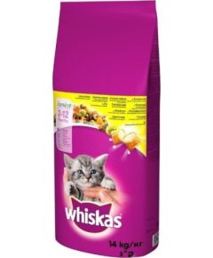 Whiskas WHISKAS 14kg SUCHY JUNIOR KURCZAK Kaķu sausā barība