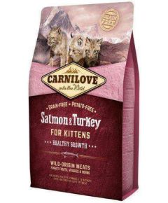 Carnilove Kitten Łosoś/Indyk Dla Kociąt 2kg Сухой корм для кошек