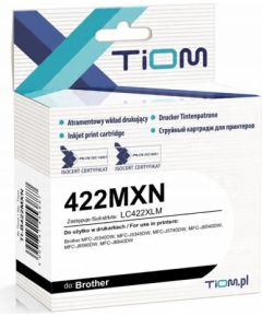 Tiom Tinte Brother 422MXN | LC422XLM | 1500 lp. | 19ml | magenta Новинки Компьютерная техника