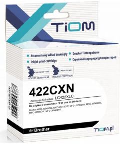 Tiom Tinte Brother 422CXN | LC422XLC | 1500 lp | 19ml | cyan Новинки Компьютерная техника