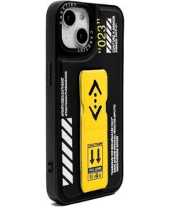 iLike Apple  iPhone 15 FASHION LEATHER STAND COVER Black Neoriģinālie Maciņi