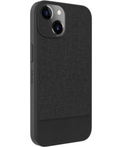 Evelatus Apple  iPhone 15 Plactic Leather Magsafe Back Cover Black Neoriģinālie Maciņi