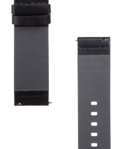 Tactical 307 Leather Band Viedpulksteņu siksniņa 22mm / melns Smart-Watch aksesuāri